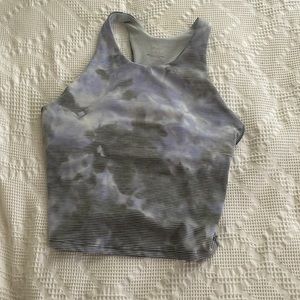 Athleta Girl, Tie-dye purple and grey tank